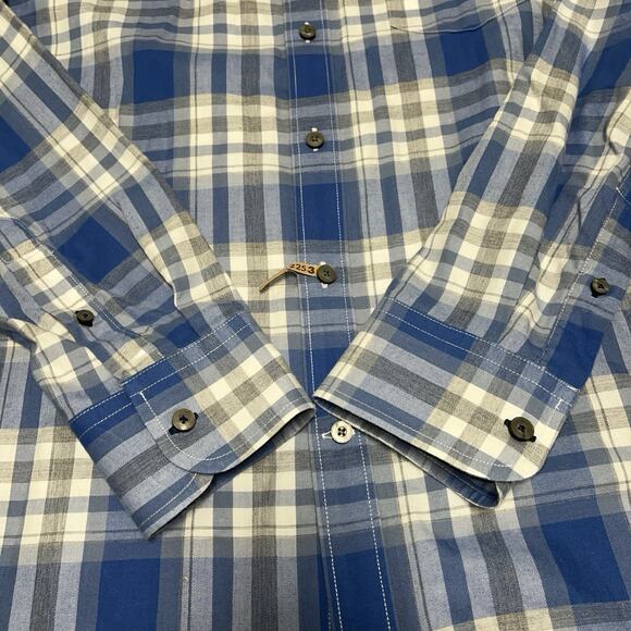 Lot, Bundle of 2 Long-Sleeve Button-Up Dress Shirts, Untuckit, Bugatchi, Size XL - Picture 16 of 16